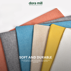 Plain Linen Cushion Cover for Sofa or Bed Soft Decorative Throw Pillow Case by Dora Mill #AZB