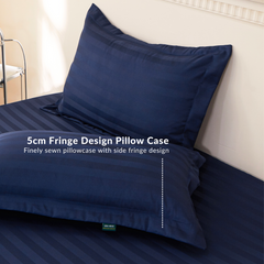 Hotel Series 3cm Stripe Quilt Cover Fitted Bedsheet Set by Dora Mill #BAY