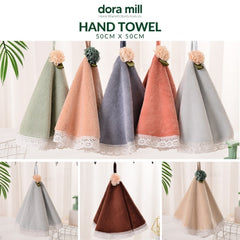DORAMILL Hand Towel Hanging Hand Towel Kitchen Kitchen Towel Cotton Tuala Dapur Bundle Murah #WTG