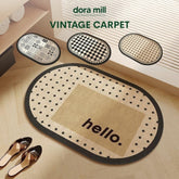 Dora Mil Vintage Bathroom Diatom Non Slip Mud Floor Mat/Carpet – Strong Absorbent & Quick-Dry Comfort #WCM