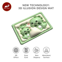 Dora Mil 3D Cartoon Bathroom Non Slip Diatom Mud Floor Mat/Carpet – Anti Slip & Quick-Dry Comfort Carpet #WCV