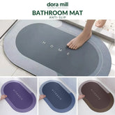 DORAMILL Penyerap Air Anti-Slip Pad Lumpur Diatom Permaidani Lantai Tikar Tidak Licin Dapur Tikar Bilik Mandi WCT