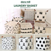 Dora Mill Waterproof Cotton Linen Foldable Storage Box – Home Storage Organizer #ASC