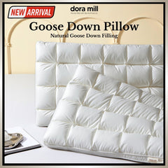 Bantal Bawah Angsa Hotel Mewah Dora Mill Ultra Lembut – 1300G #APL