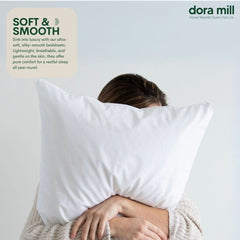Dora Mill Plain Series Aloe Cotton Pillow Case – Soft & Skin-Friendly Comfort #ACD