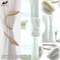 Dora Mill Curtain Magnet Buckle Strap – Easy Tieback/ Curtain Tassels #RMB