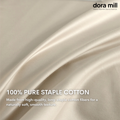 Dora Mill Plain Color Long Staple Cotton Pillowcase 48cm X 70cm