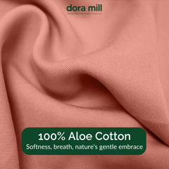 Dora Mill Plain Color Combed Cotton Quilt Cover Bedsheet Set #BAS