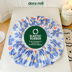 Set Cadar Dilengkapi Kapas Sikat 880TC Dora Mill dengan Sarung Bolster - Single/Queen/King