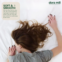 Plain Color Aloe Cotton Bedding Essentials Bedsheet Pillowcase Comforter and Quilt Cover by Dora Mill #BFP
