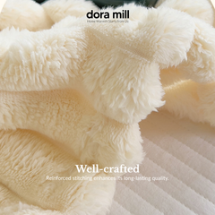 Dora Mill Imitation Rabbit Fur Fabric Blanket / Travel /Sofa Blanket #BXQ