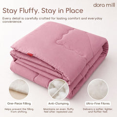 DORAMILL ComfyAir Plain Colour Warm Duvet Comforter #BXP