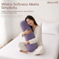 DORAMILL ComfyAir Plain Colour Bolster Case #ABD
