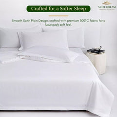DORAMILL SatinWeave™ Premier 60 Sateen Hotel Quilt Cover Bedsheet Set