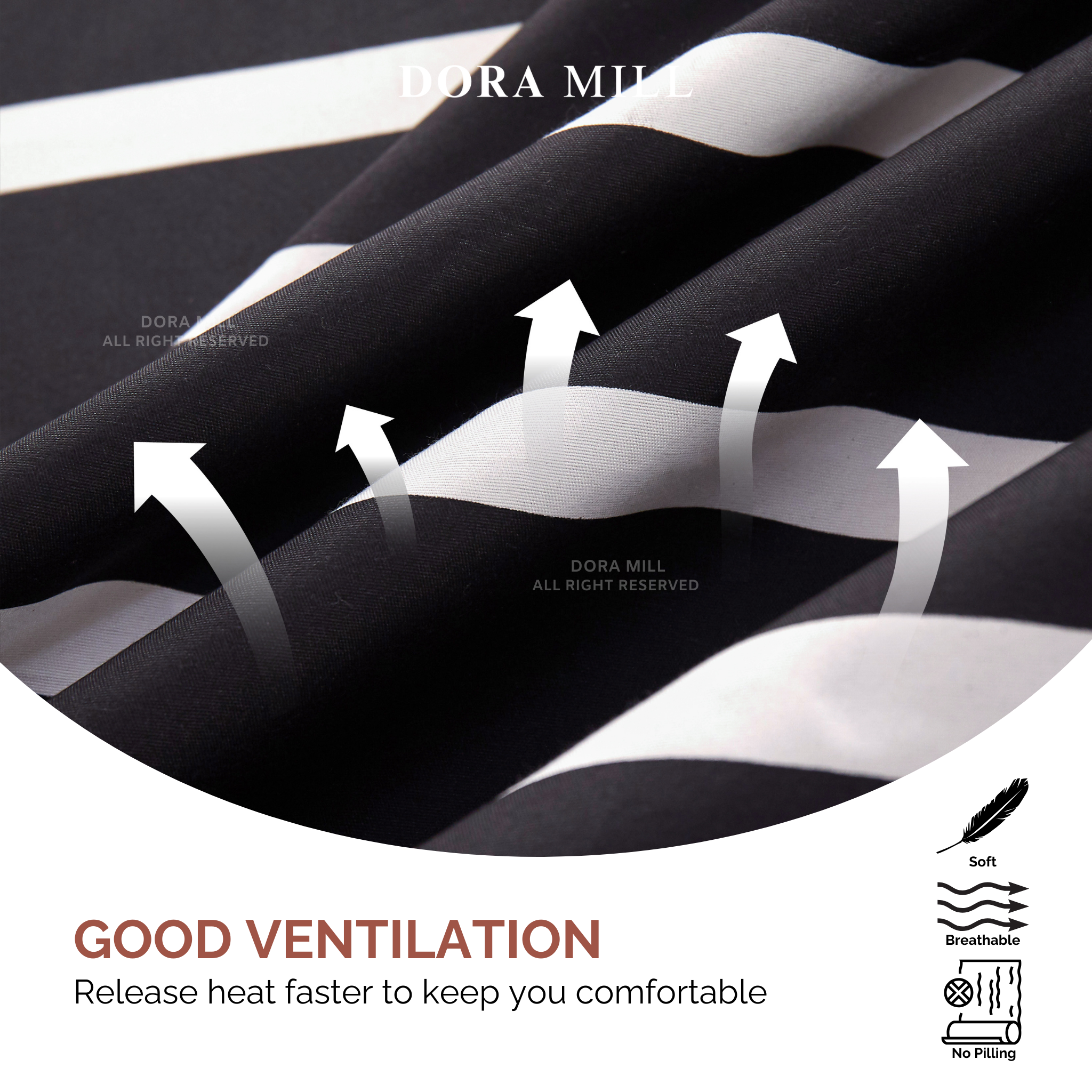 Dora Mill Classic Series Aloe Cotton Fitted Bedsheet with Pillow & Bolster Case #BBA