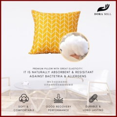 Dora Mill Home Series Linen Cotton Throw Pillow Case – Sofa Cushion Cover #AZC