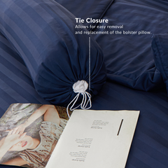 Hotel Series 3cm Stripe Quilt Cover Fitted Bedsheet Set by Dora Mill #BAY