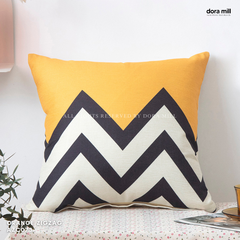 Dora Mill Home Series Linen Cotton Throw Pillow Case – Sofa Cushion Cover #AZC