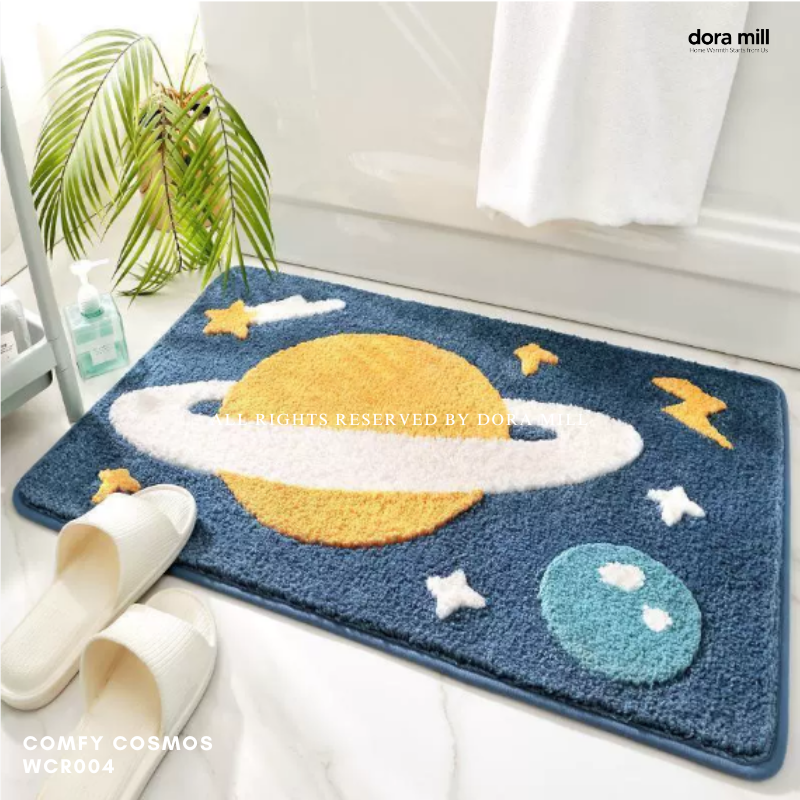 Dora Mill Cartoon Home Decor Imitation Cashmere Floor Mat - Living Room/Bathroom Cartoon Velvet Carpet #WCN