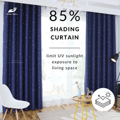 85% Light Blocking Curtains 2in1 Installation with Rod Pocket and Hook Design for Bedroom or Living Room by Dora Mill #RCY