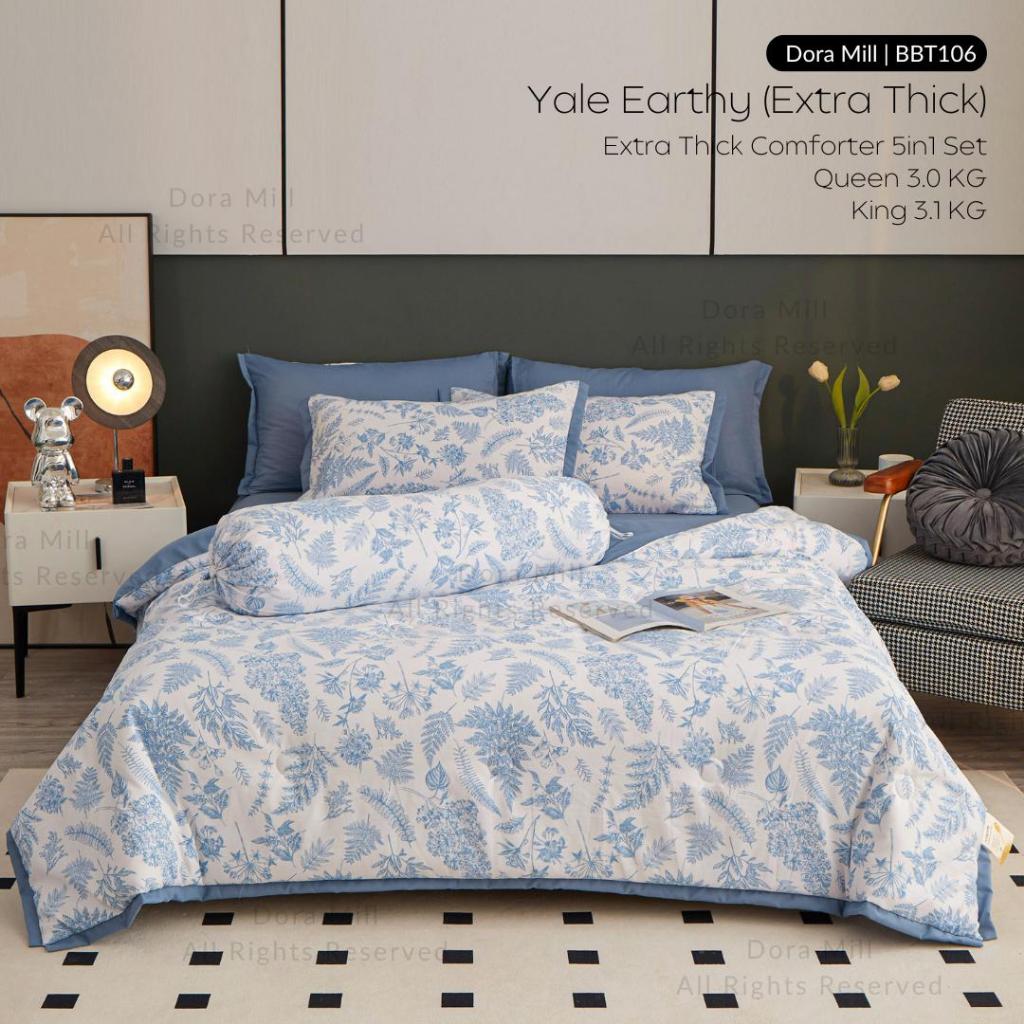 Washed Cotton Linen Summer Comforter 5in1 Bedsheet Set by Dora Mill #BBT