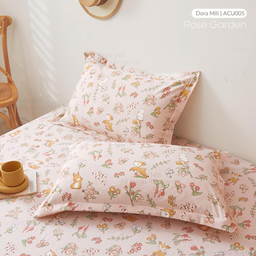 Sarung Bantal Linen Kapas Dicuci Dora Mill – Sarung Bantal Rekaan Segar &amp; Minimalis Gaya Ins #ACU