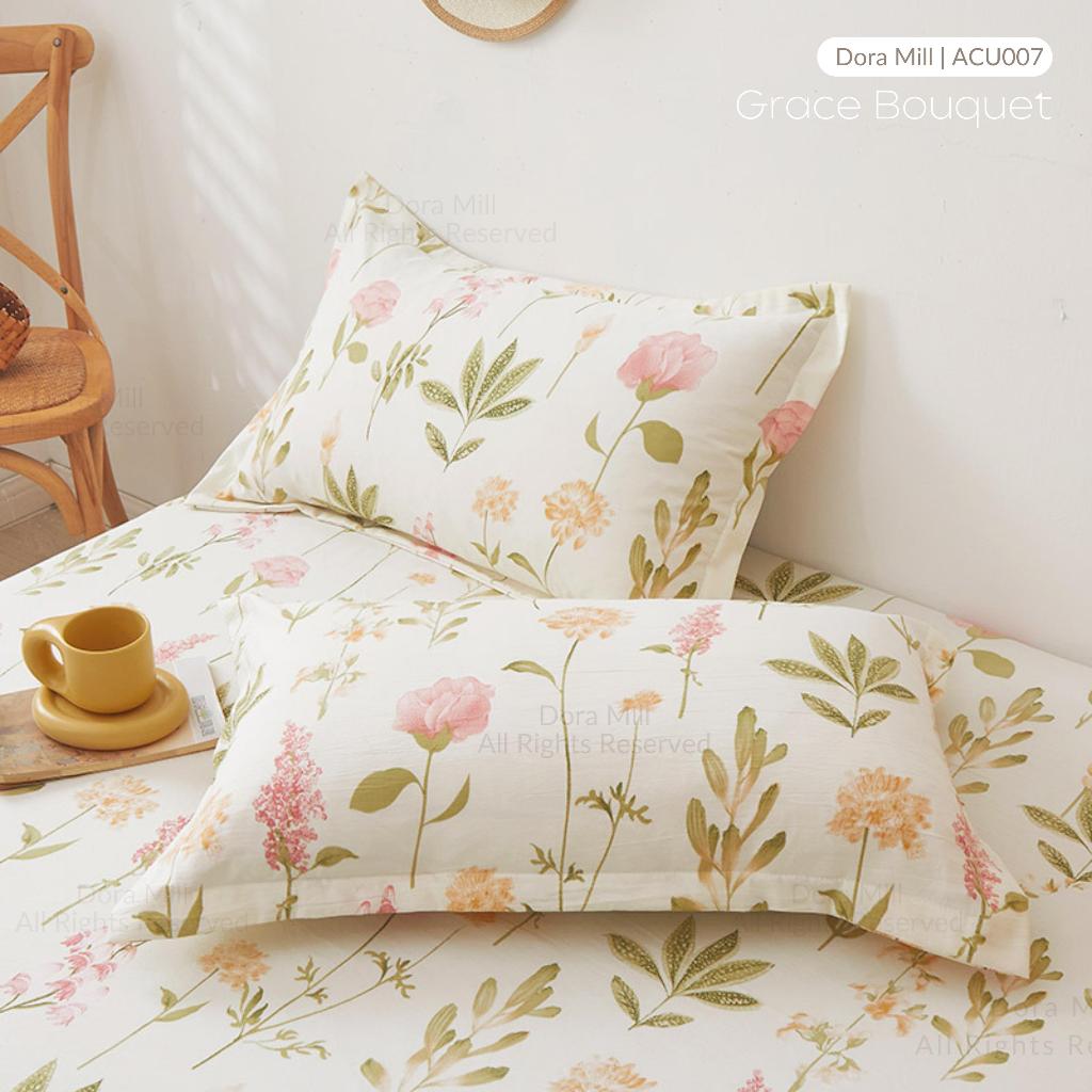 Sarung Bantal Linen Kapas Dicuci Dora Mill – Sarung Bantal Rekaan Segar &amp; Minimalis Gaya Ins #ACU