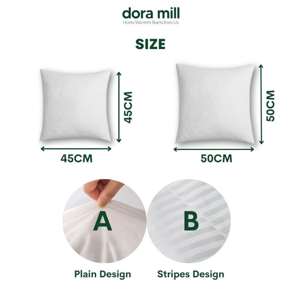 Dora Mill Throw Pillow Square Cushion Square Pillow - 45cm/50cm