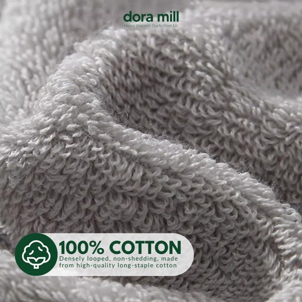 Dora Mill Hotel Premium Japan-Inspired Bath Towel – 100% Pure Cotton Luxury #WTQ
