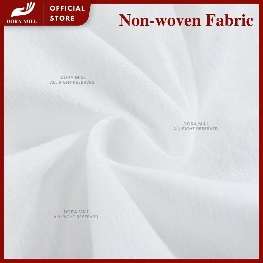 Set Peralatan Tempat Tidur &amp; Tuala Perjalanan Pakai Dora Mill Fabrik Bukan Tenunan – Cadar/Sarung Bantal/Tuala Mandi/Tuala Muka/Sarung Tempat Duduk Tandas #BTA