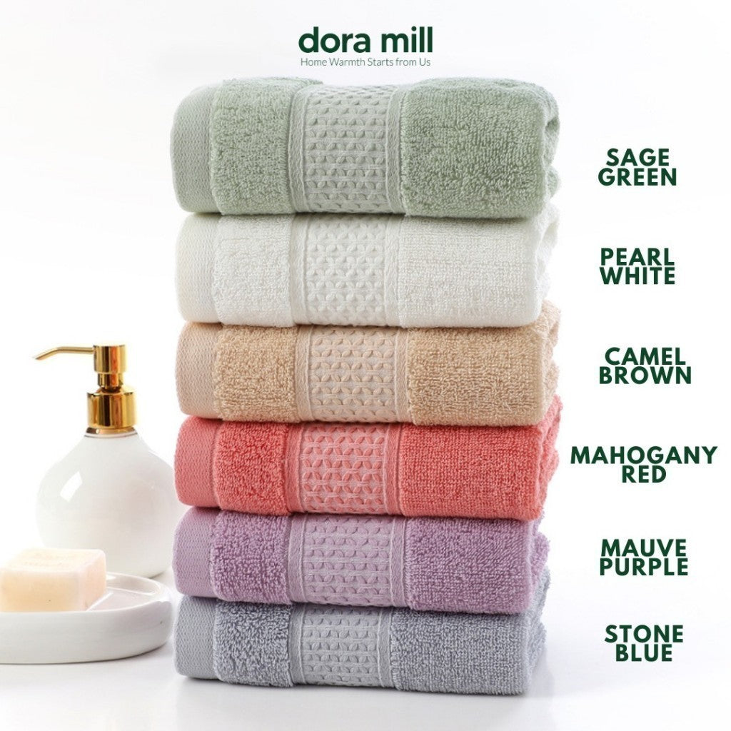 Dora Mill Hotel Premium Japan-Inspired Bath Towel – 100% Pure Cotton Luxury #WTQ