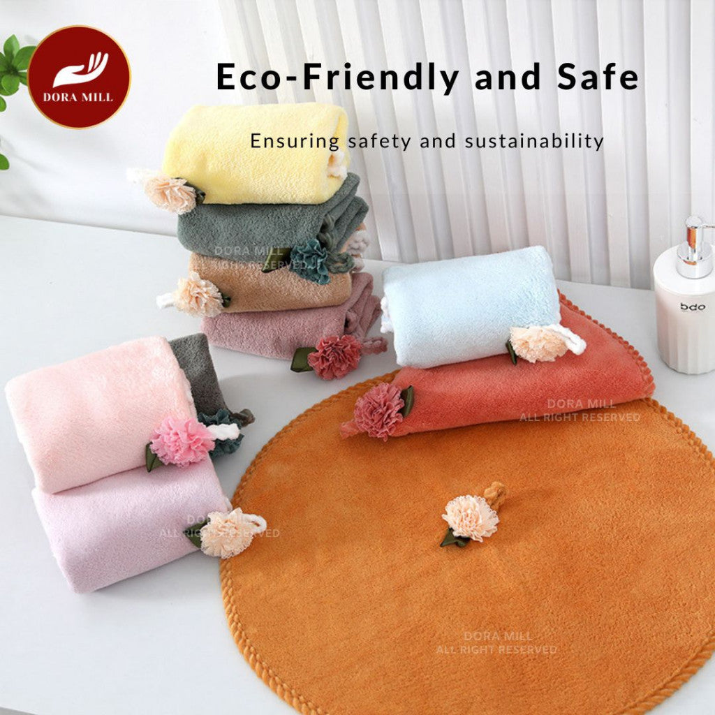 DORAMILL Hand Towel Hanging Hand Towel Kitchen Kitchen Towel Cotton Tuala Dapur Bundle Murah #WTG