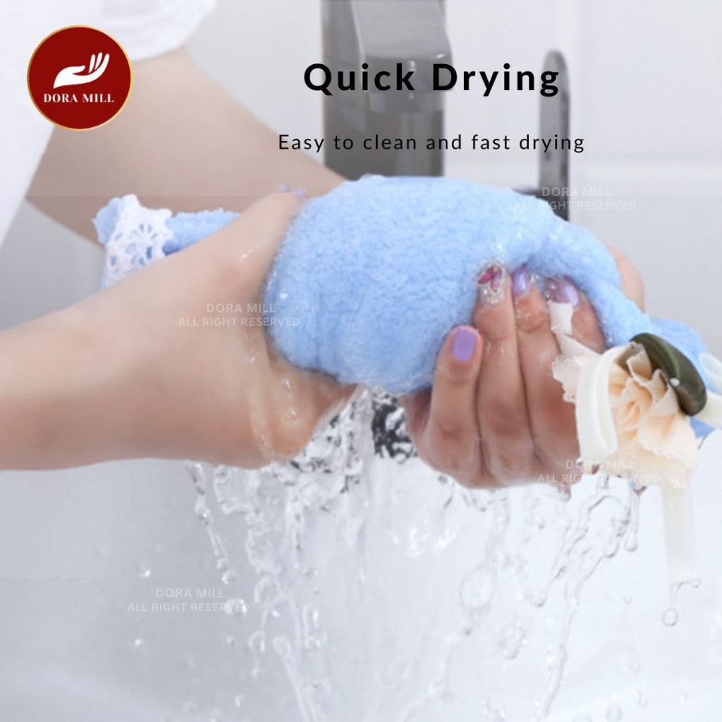 DORAMILL Hand Towel Hanging Hand Towel Kitchen Kitchen Towel Cotton Tuala Dapur Bundle Murah #WTG