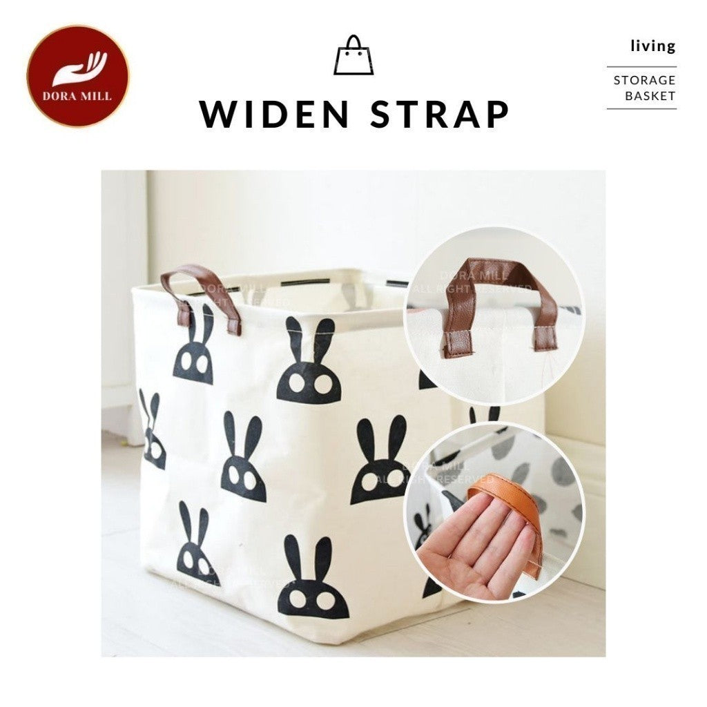 DORAMILL Foldable Laundry Basket Storage Box Waterproof Large Square Bag Big Laundry Basket 106L#ASD