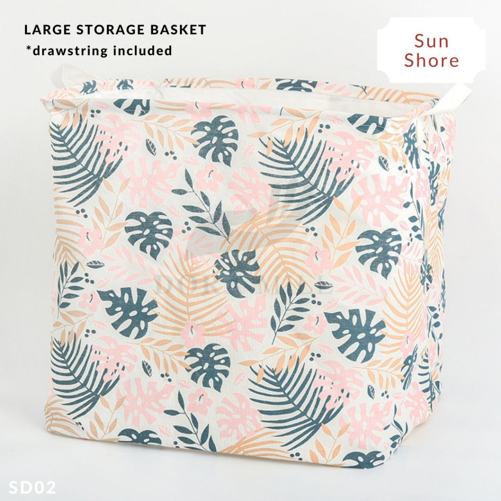 DORAMILL Foldable Laundry Basket Storage Box Waterproof Large Square Bag Big Laundry Basket 106L#ASD