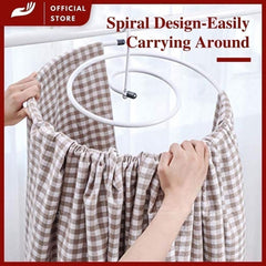 Penyangkut Cadar Lingkaran Dora Mill – Penyusun Pakaian/Cadar Tempat Tidur Mudah Digantung &amp; Jimat Ruang #HHA