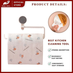 Gulungan Tuala Kertas Pinggan Piring Dapur Dora Mill – Gulungan Pembersih Pelbagai Guna #WCC