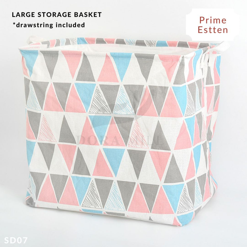 DORAMILL Foldable Laundry Basket Storage Box Waterproof Large Square Bag Big Laundry Basket 106L#ASD