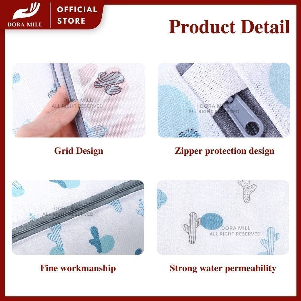 Dora Mill Laundry Washing Net Bags – Innerwear & Clothes Laundry Wash Bags Protection Set #WLA