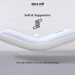 Dora Mill Ergonomic Cold Surface Memory Foam Pillow – Pain Relief Neck Support Pillow #APQ