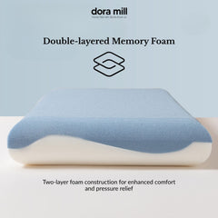 Dora Mill Ergonomic Cold Surface Memory Foam Pillow – Pain Relief Neck Support Pillow #APQ
