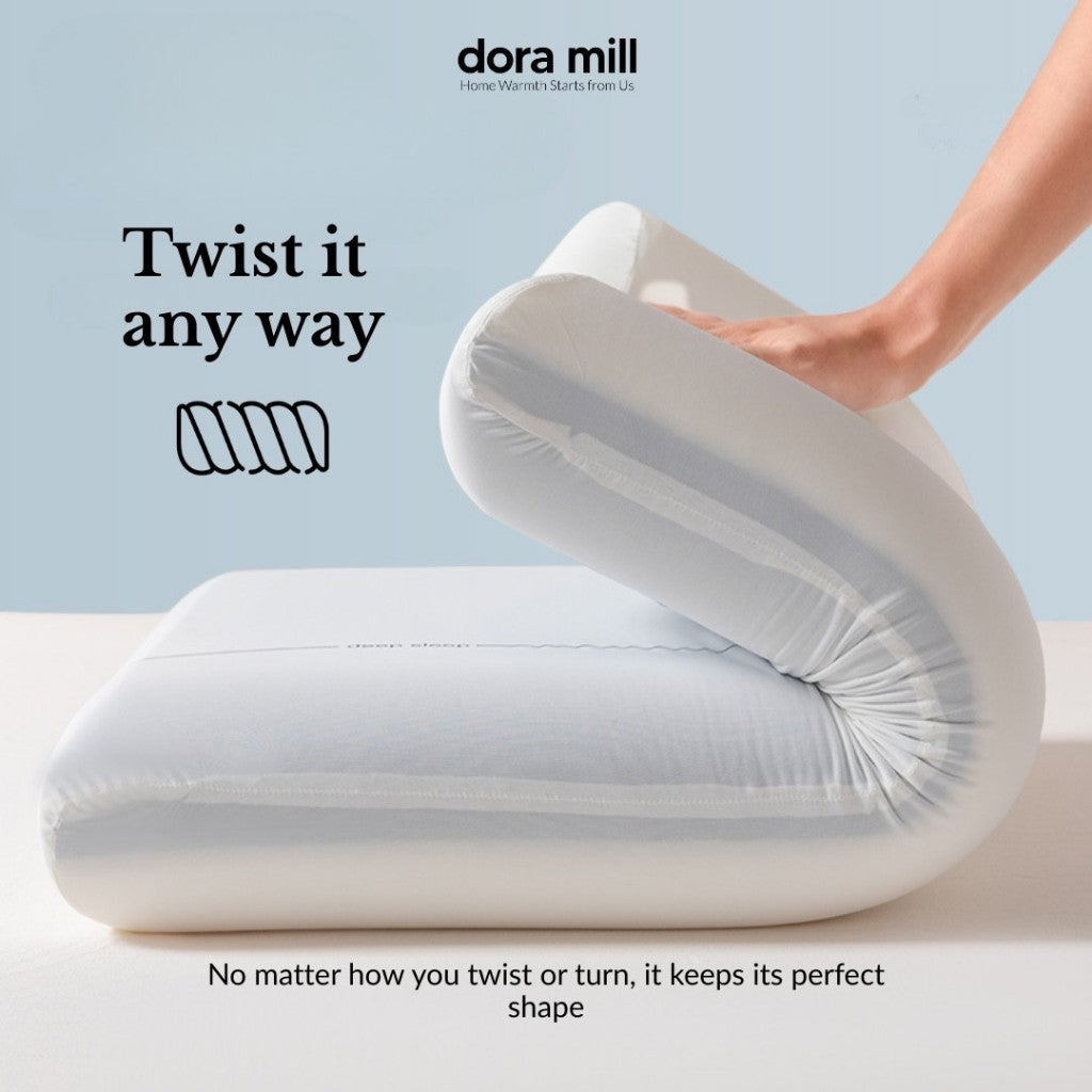 Dora Mill Ergonomic Cold Surface Memory Foam Pillow – Pain Relief Neck Support Pillow #APQ