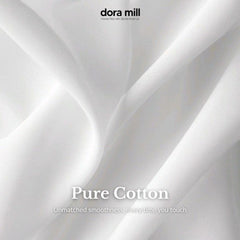 Dora Mill Luxury Feather Silk Pillow - Pain Relief Neck Support Pillow 1000G #APN