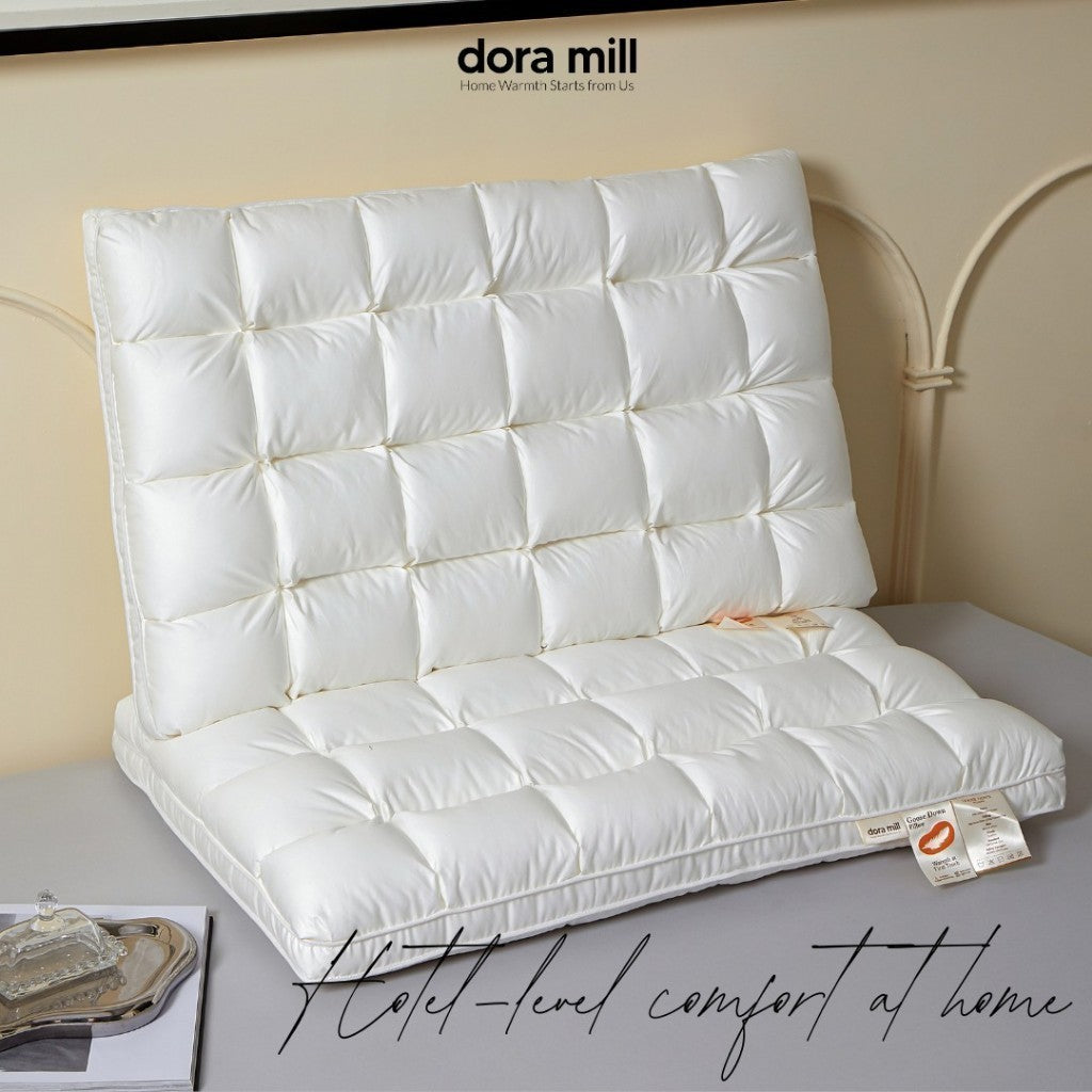 Bantal Bawah Angsa Hotel Mewah Dora Mill Ultra Lembut – 1300G #APL