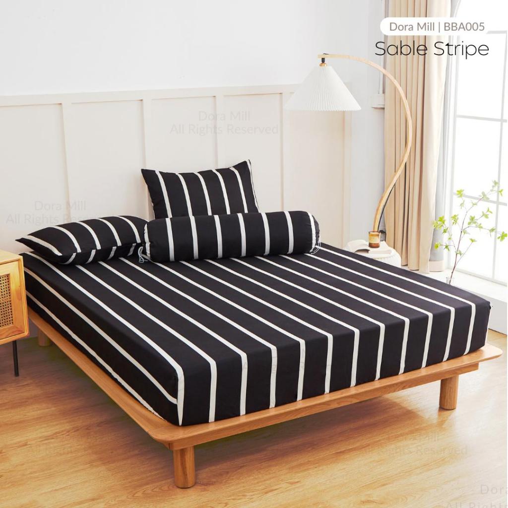 Dora Mill Classic Series Aloe Cotton Fitted Bedsheet with Pillow & Bolster Case #BBA