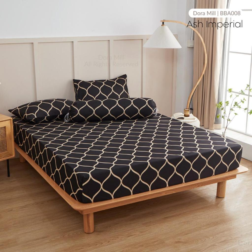 Dora Mill Classic Series Aloe Cotton Fitted Bedsheet with Pillow & Bolster Case #BBA