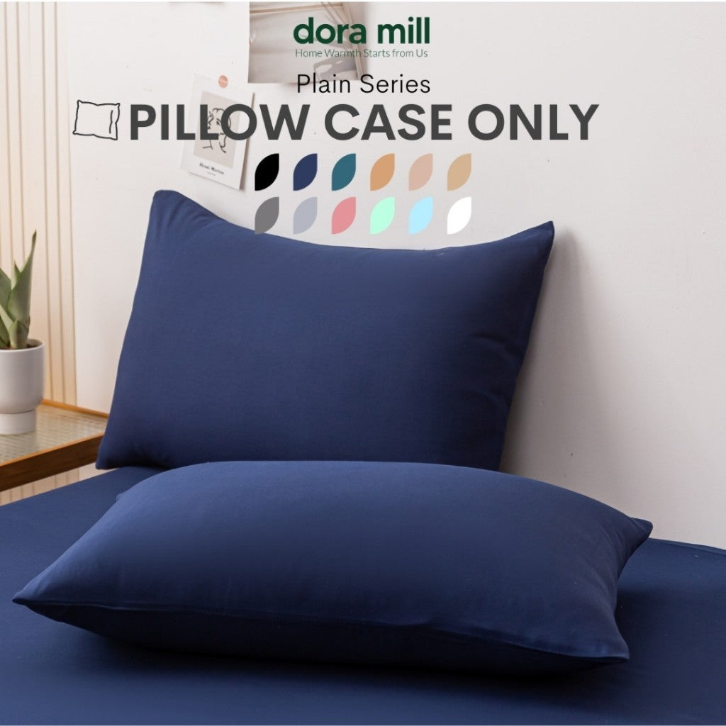 Dora Mill Plain Series Aloe Cotton Pillow Case – Soft & Skin-Friendly Comfort #ACD