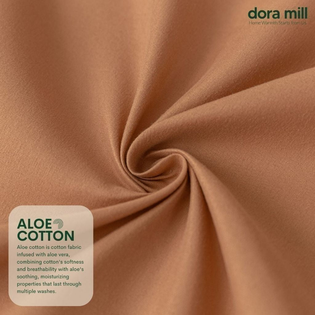 Dora Mill Plain Series Aloe Cotton Pillow Case – Soft & Skin-Friendly Comfort #ACD