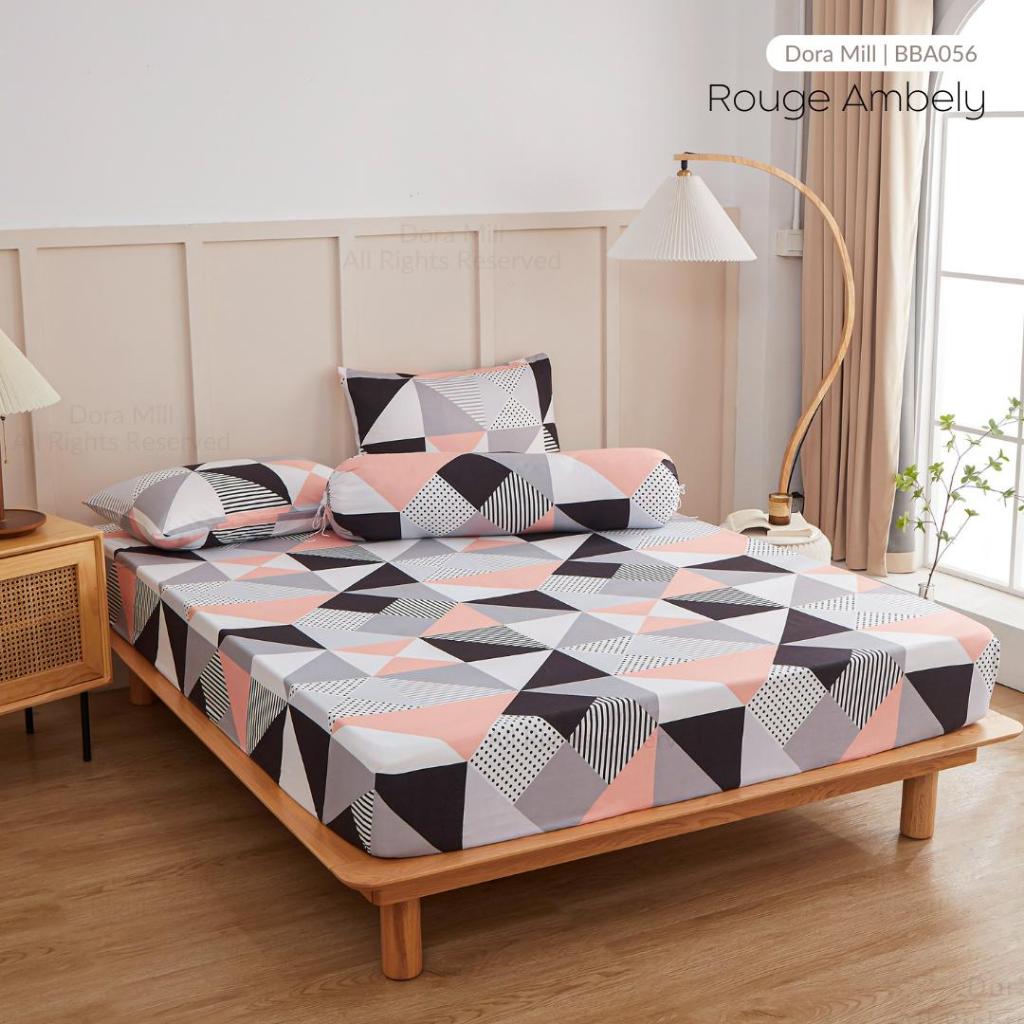 Dora Mill Classic Series Aloe Cotton Fitted Bedsheet with Pillow & Bolster Case #BBA