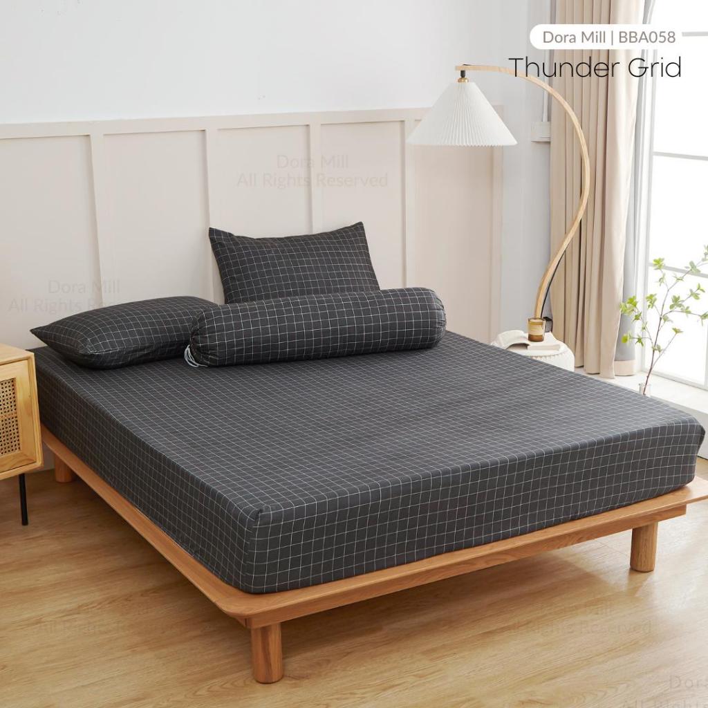 Dora Mill Classic Series Aloe Cotton Fitted Bedsheet with Pillow & Bolster Case #BBA